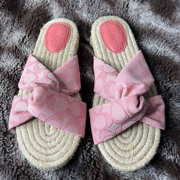 COACH Charli Espadrille Size 5.5 - Picture 1 of 8